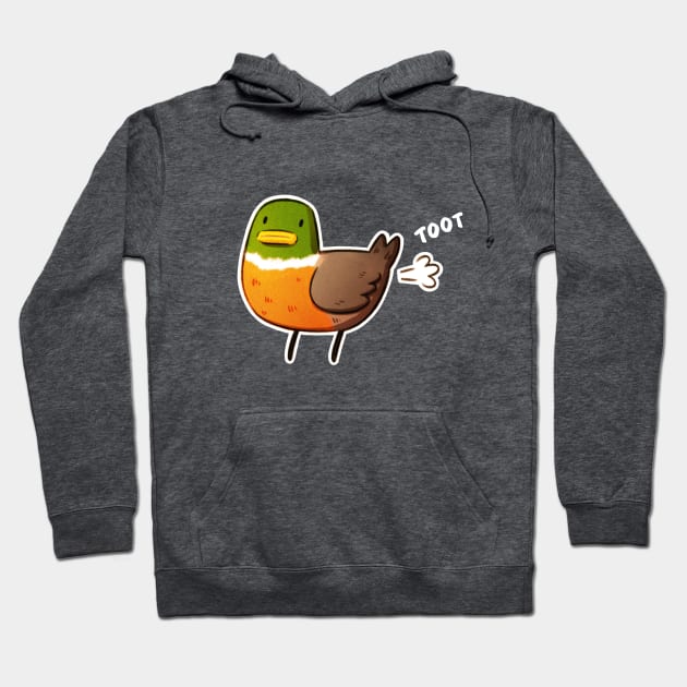 Toot Duck Hoodie by Extra Ordinary Comics